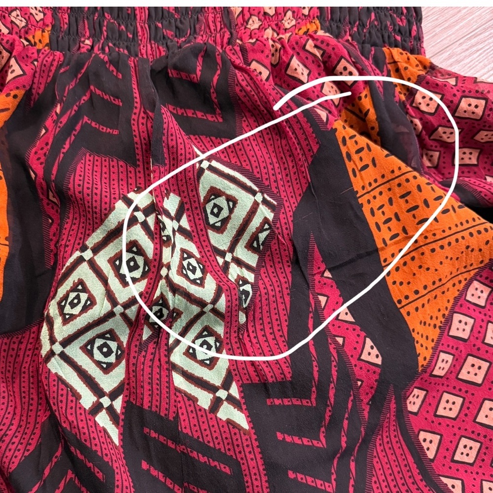 Diane Von Furstenberg DVF Tribal Print Silk Maxi Dress | Size 4 | 100% Silk - Picture 16 of 17